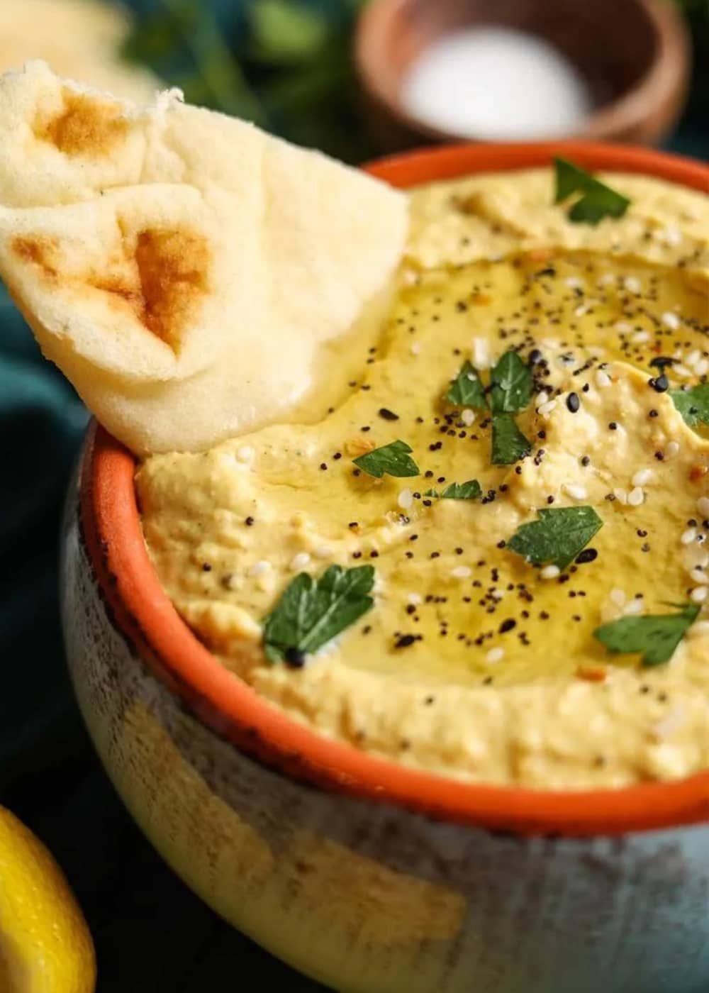 Vadouvan (French-style Curry) Hummus recipe